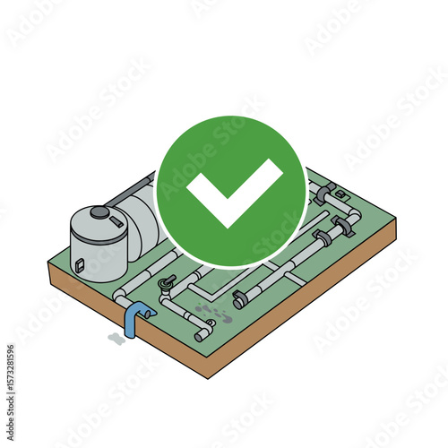 Approved Septic System Layout Top View