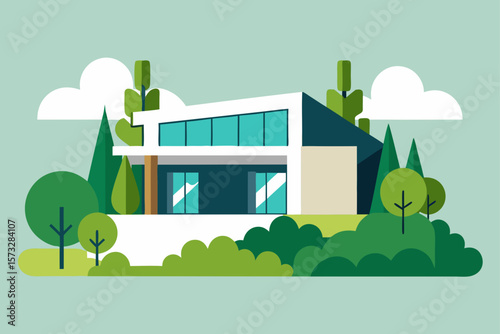 vector illustration of a house