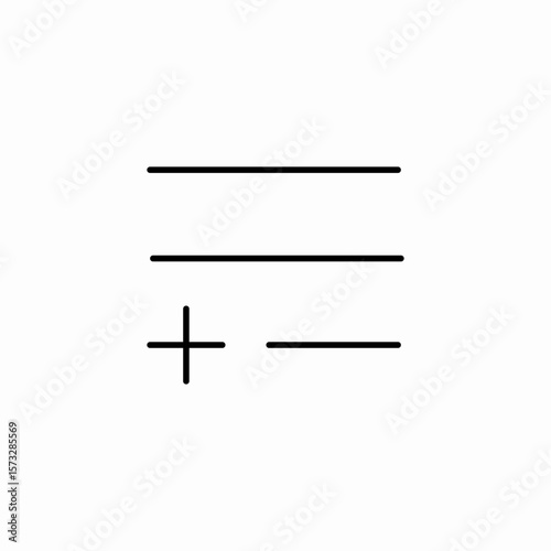 adjust settings control icon sign vector