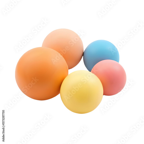 eggs on white background