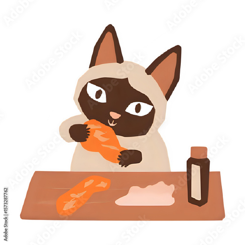 cat cook