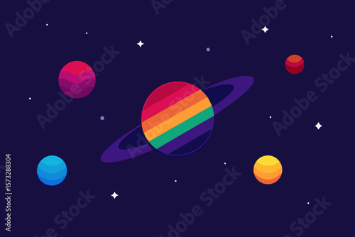 space rocket in space