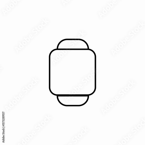 wireless headphone earbud icon sign vector