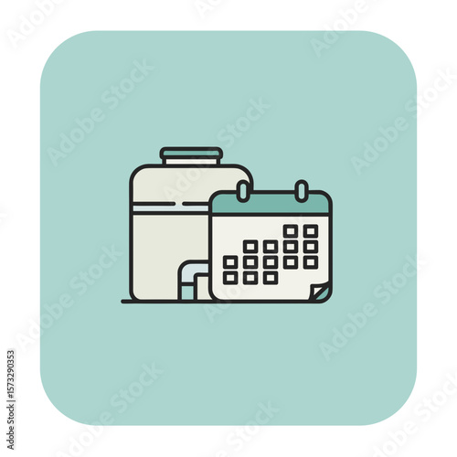 Septic Tank Maintenance Schedule Icon