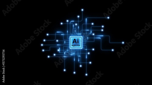 ai agent- businessman working with virtual reality at office. AI Agents, Headlines Fast Scree international communication network concept. Multinational people community. Human resources.