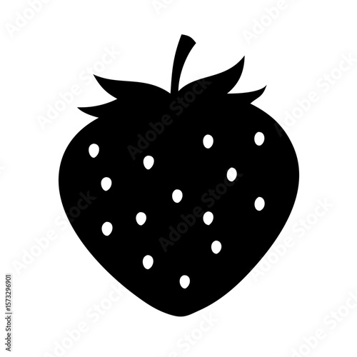vector illustration of a strawberry