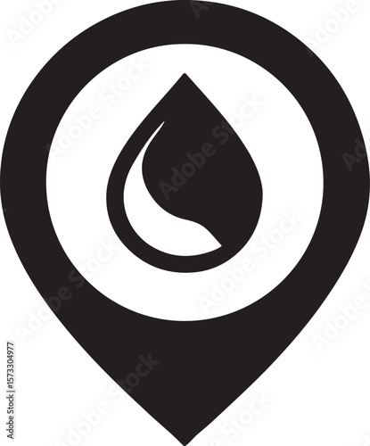 Water Source or Water-related Location Icon