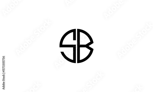 SB initial letters, monogram logo