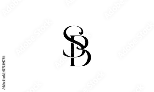 SB initial letters, monogram logo