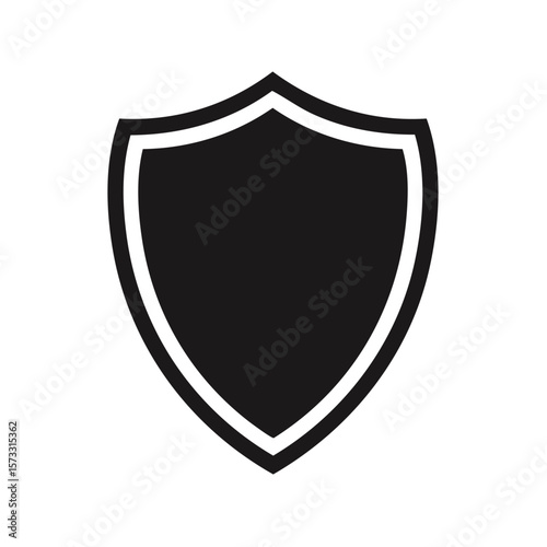 Shield Icon Symbol, Vector Illustration, Protection, Secure, Armor Graphic