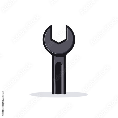 Single Open End Wrench Tool for Repairing Mechanical Work Isolated