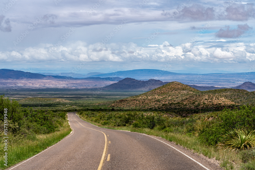 Fototapeta premium Road in Big Bend National Park