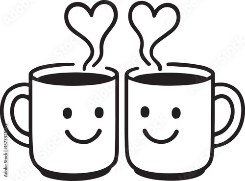 coffee cup with heart