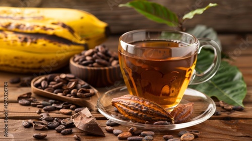 Soft and mellow the mild sweetness of cacao water envelops the palate with every sip.