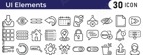 UI Elements Icon set
