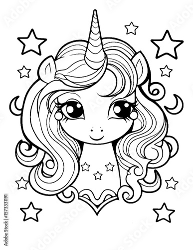 vector illustration of coloring pages