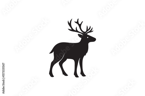 Reindeer silhouette.