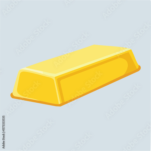 Cute butter stick flat vector