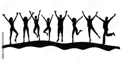 vector illustration of a mountain landscape