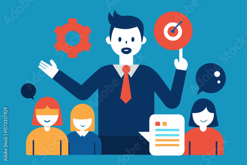 focused-team leader guiding marketing strategy