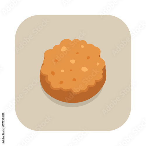 Chopped poultry patty