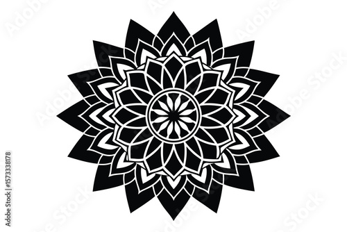 snowflake on white