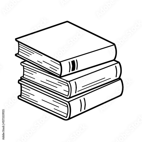 Stack of books represents learning and knowledge, comprising study material and reading matter. Stack of books is excellent for education and educational resources and information.