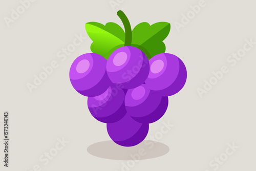 vector illustration of grapes