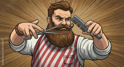 Master Barber Expert Beard and Hair Styling Techniques