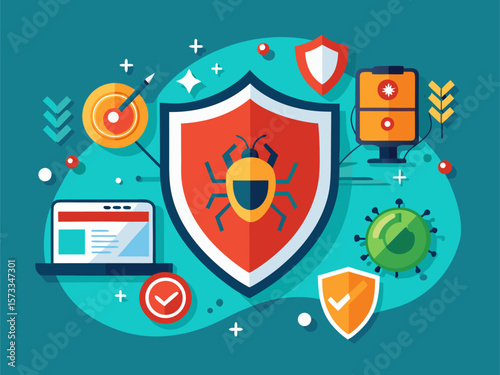 Digital environment with security system analyzing binary stream for bugs and malicious code