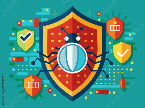 Binary data flowing through system scanned and shielded for software security