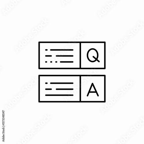 questions answers information icon sign vector