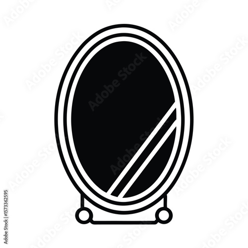 mirror vector art icons