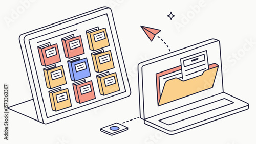 Digital library and file transfer concept for online education and data sharing in modern technology era