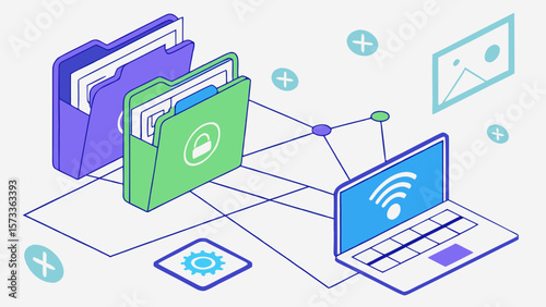 Secure file sharing and data management with cloud technology for business collaboration and productivity