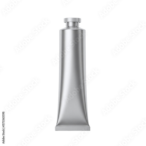 Photography Aluminum tube for paint or cream mockup