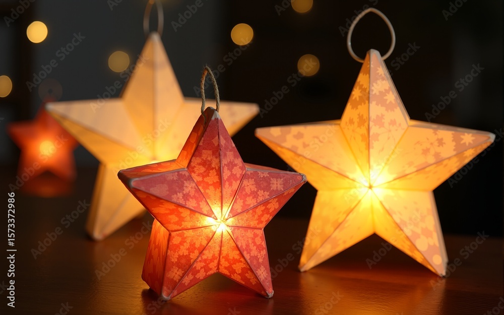 Obraz premium Star Shaped Lanterns. High quality
