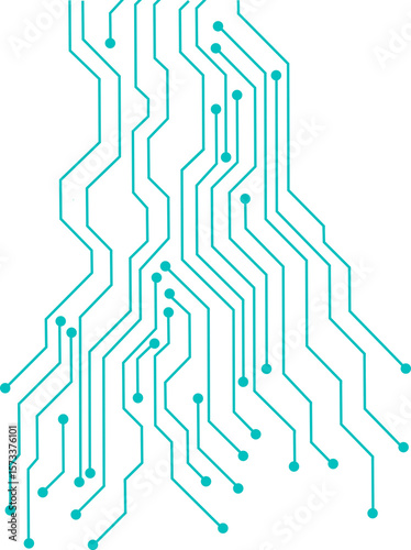 blue circuit board electronic