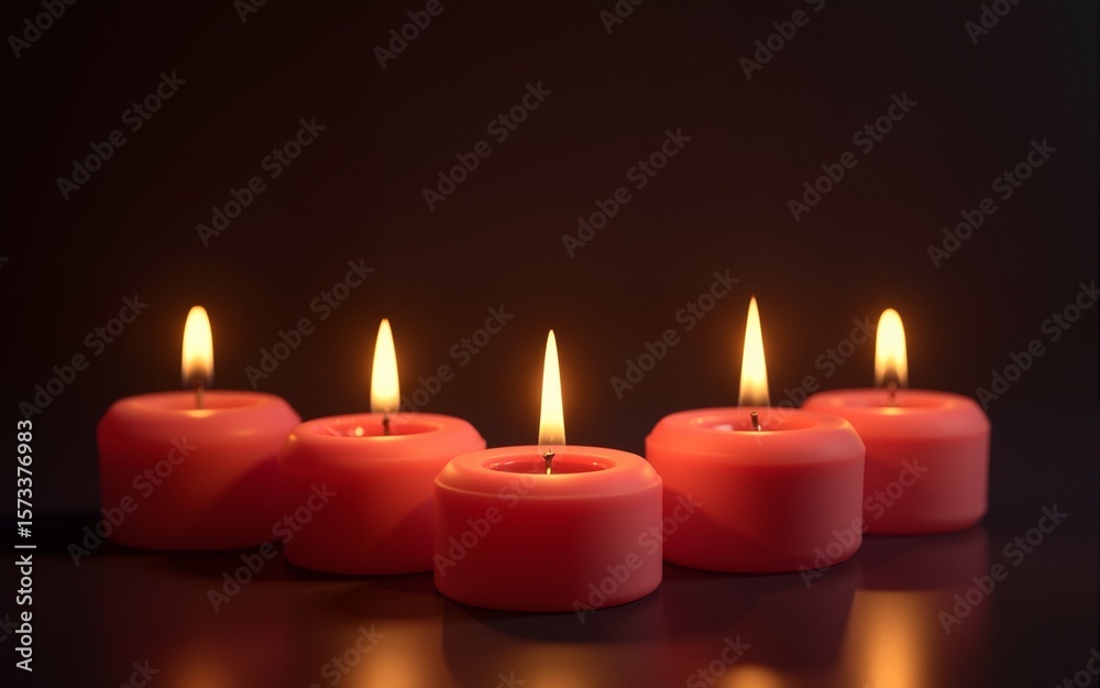 all saints day burning wax candles on dark background with copy space 3d rendering. High quality all saints day burning wax candles on dark background with copy space 3d rendering. High quality