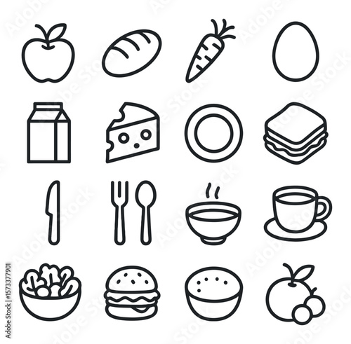Cleaning supplies collection, essential home cleaning tools. housekeeping and hygiene icons