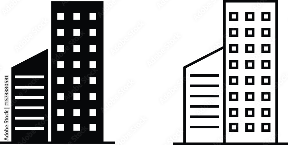 Obraz premium Chic modern designs. The icon is isolated on a white background