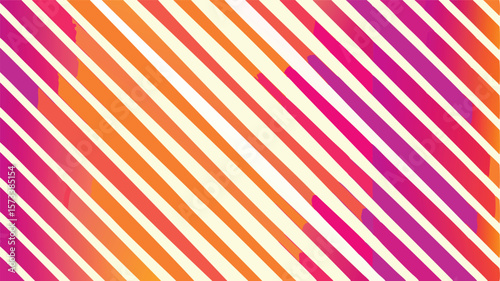 Diagonal striped pattern with vibrant colors creating a dynamic and visually appealing background effect
