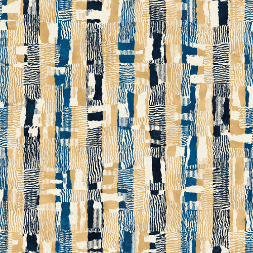 Watercolor Washed Out Broken Graphic Pattern