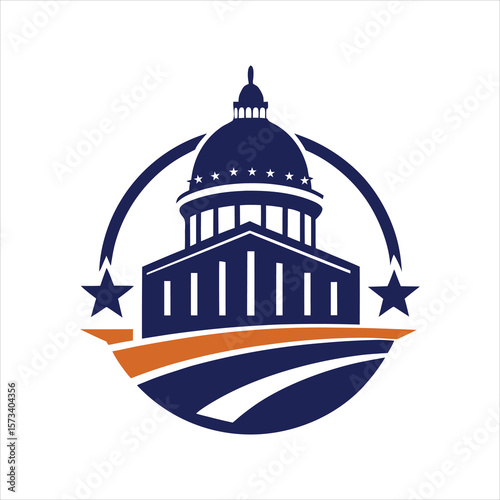  Minimal Capitol Landmark Logo Vector
