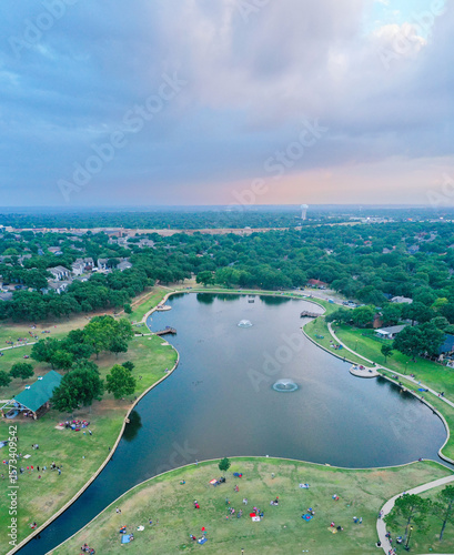 Aerial View of the City of Bedford, TX