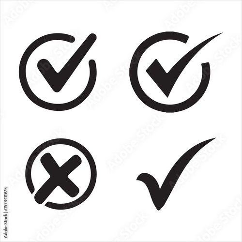 Completed Task Confirmation Check Icon