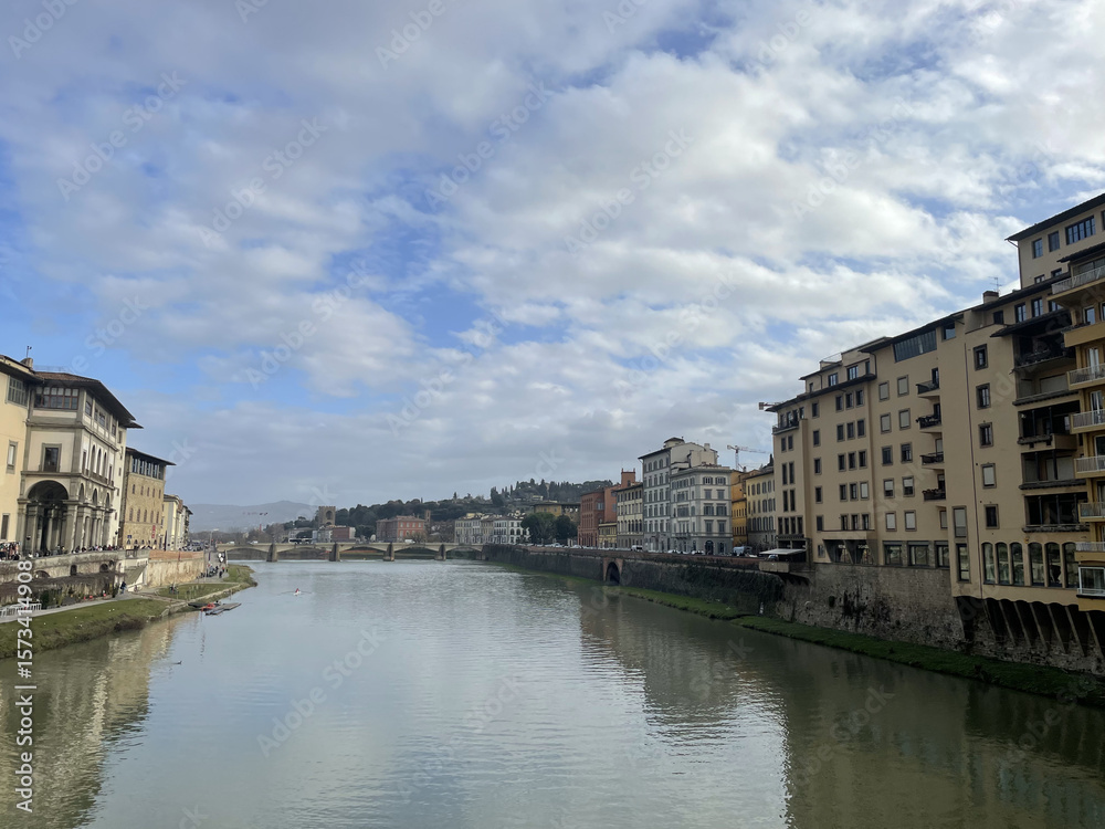 Obraz premium ponte vecchio florence italy
