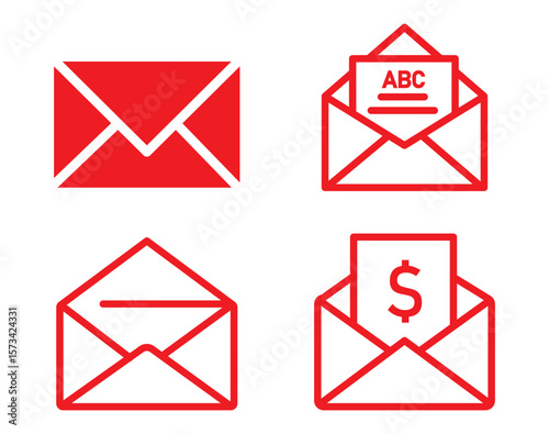 Email send message icon vector set isolated on transparent background. Speed delivery symbol.