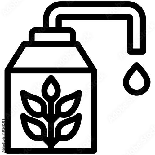 Brewery black outline icon, use for relaxation, party, Pubs and bars UI, UX kit, app and web development, digital or print.