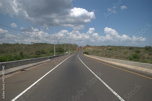 Fototapeta Naklejka Na Ścianę i Meble -  A vast network of roads and highways cross the entire country, in addition to having a small network of railways for industrial use.
